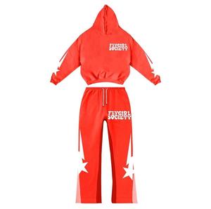 Conjuntos Deportivos Personalizados al por Mayor con Logotipo Impreso en Relieve para Hombre, Trajes Casuales para Correr, Otoño Invierno, Conjunto Deportivo Personalizado para Adultos, Ropa Urbana - Product Image 4