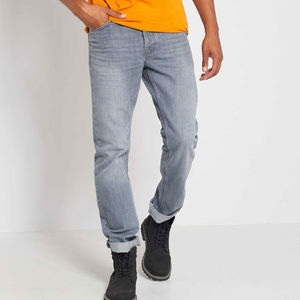 Jeans de Mezclilla Negros para Hombre, Cintura Cómoda, Pantalones Elegantes para Jóvenes y Adultos - Product Image 2