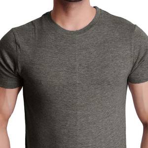 Camisetas de Moda para Hombre, Tallas Grandes, Color Sólido, Transpirables, de Secado Rápido, Algodón, Estilo Moderno, Corte Ajustado - Product Image 3