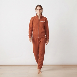 Ensemble de survêtement épais pour femme avec veste zippée et pantalon de survêtement à jambe droite – Tenue de sport décontractée - Product Image 3