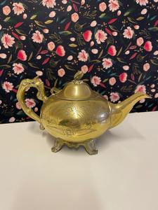 กาน้ำชาทองเหลืองโบราณ งานแฮนด์เมด สำหรับนักสะสมและพิธีกรรมทางวัฒนธรรม ราคาส่งออก - Product Image 4