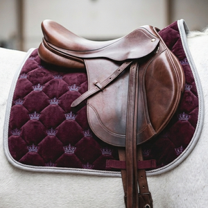 Housse de selle de dressage élégante en coton matelassé vert olive avec doublure en maille et sangle de selle, qualité supérieure pour l'équitation - Product Image 4