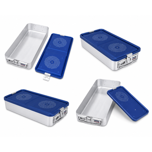 Contenedor de Esterilización Autoclavable de Acero Inoxidable 565265120mm, Sistema de Protección de Instrumentos Quirúrgicos, Certificado CE, OEM - Product Image 6