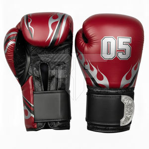 Gants de boxe en cuir personnalisés sur mesure avec fermeture auto-agrippante, gants d'entraînement de boxe de qualité supérieure, évacuation de l'humidité, personnalisables - Product Image 3