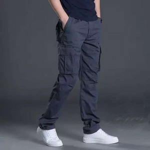 Men's Spring Autumn <b>Cargo</b> <b>Pants</b> Loose Straight Leg Workwear Multi Pockets Design Wear Resistant for Casual & <b>Work</b> Occasions - Product Image 2