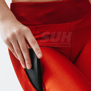 Factory Made Best Selling Mid Waist Solid <b>Pattern</b> Yoga <b>Leggings</b> Quick Dry & Breathable Custom Color and Size - Product Image 6