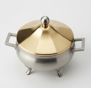 <b>Silver</b> Plated Gravy Boats Most Selling Juice Steak Sauce Boat Tureens Easy Pour Dishes <b>Dipping</b> Bowl Tureen For Restaurant - Product Image 2