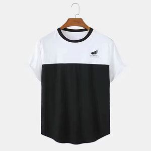 Camiseta de Verano para Hombre, Diseño 2026, 100% Algodón, Alta Calidad, Transpirable, Informal, Logotipo Personalizado, Servicio OEM, Venta al Por Mayor - Product Image 1