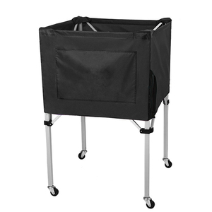 Aluminium Alloy <b>Foldable</b> Volleyball Cart Portable Basketball Football Tennis Ball Carry Cart - Product Image 6