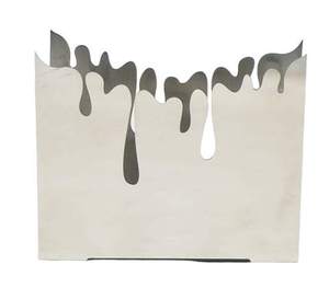 Porte-serviettes créatif en fer à 2 fentes avec base ronde, distributeur de papier en cuivre rose doré pour comptoir de cuisine - Product Image 3