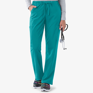 Pantalon de travail d'hôpital actif, extensible et réutilisable, style jogger pour infirmières, disponible en plusieurs couleurs, tissu doux et élastique. - Product Image 2