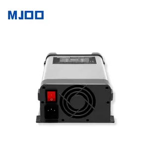 Mjoo12v מטען אוטומטי חכם 10-50a עבור ליתיום/lifepo4/ג 'ל/sla/agm/רטוב עם תצוגת lcd תומך פלט כפול