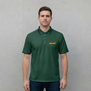 New Arrival 2026 Men's Green Cotton Solid Short Sleeve for <b>Shirt</b> Front <b>Flame</b> Contrast Trim Regular Fit Casual Wear - Product Image 1