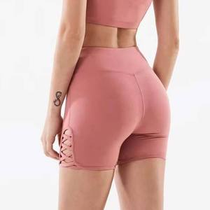 กางเกงขาสั้นโยคะเอวสูงสำหรับผู้หญิง PIHA SPORTS ราคาส่งถูก ไซส์ใหญ่ สำหรับออกกำลังกาย ปั่นจักรยาน วิ่ง ผ้าเนื้อนุ่ม ยืดหยุ่นได้ดี - Product Image 6