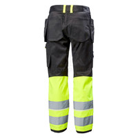 Pantalon de travail haute visibilité respirant pour hommes, prix de gros, en nylon/polyester robuste, pour le travail industriel, la construction et les activités extérieures