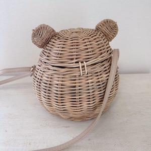 Cesta de ratán natural en oferta, bolso infantil con forma de oso, cestas decorativas para niños de alta calidad - Product Image 5