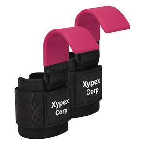 Crochet de musculation robuste avec rembourrage en néoprène et sangles de maintien pour poignet, idéal pour haltères et powerlifting - Product Image 1