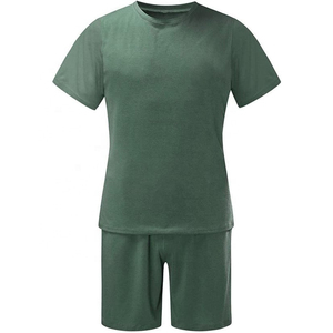 Conjunto de Dos Piezas de Verano con Logotipo Personalizado, Camiseta sin Mangas y Pantalones Cortos para Gimnasio, Conjunto Deportivo Holgado con Lavado Ácido para Hombre - Product Image 2