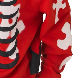 Hoodie tendance respirant avec impression en relief et logo personnalisé, vente en gros, pull en coton mélangé pour homme, impression en relief - Product Image 6