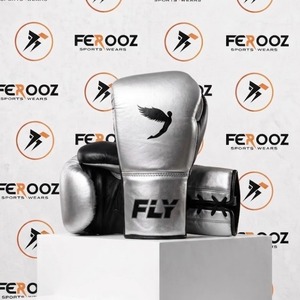 Guantes de Entrenamiento de MMA Personalizados en Gris y Negro, Diseño de Doble Color, Guantes de Boxeo de Moda para Gimnasio, Productos OEM - Product Image 2