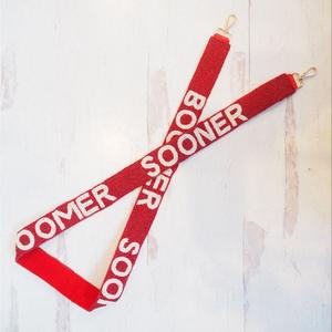 สายคล้องกระเป๋าทำมือสไตล์โบฮีเมียนประดับลูกปัดใส SOONER รุ่นพิเศษสำหรับวันแข่งขัน อุปกรณ์เสริมและอะไหล่สำหรับกระเป๋า ที่แขวนกระเป๋าสำหรับสุนัข - Product Image 1