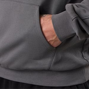 Sudadera con Capucha para Hombre, Color Gris Carbón, Ligera, de Forro Polar, Resistente al Viento, Transpirable, de Manga Larga, para Deporte, Gimnasio y Moda - Product Image 5