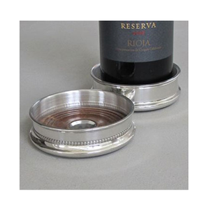 Exclusive Design 2 Pieces for Restaurant Table Aluminium Material Bottle Coaster Customise Logo & Print At Affordable Price - Product Image 1