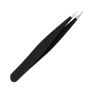Meilleures pinces à cils pour extensions de cils en acier inoxydable avec pointe en fibre pour extensions de cils - Product Image 4
