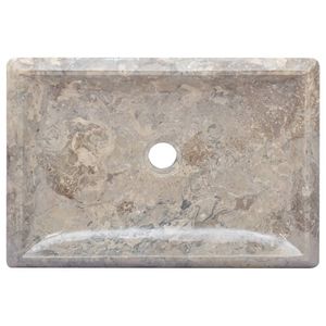 19.7 in marmo grigio "x 13.8" x 3.9 "lavello da bagno prodotto di qualità Premium - Product Image 5