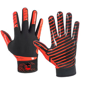 Gants de receveur de football américain, ajustement facile, forte adhérence, antidérapants, usage professionnel, toutes conditions météorologiques, par Burhan Sports - Product Image 6