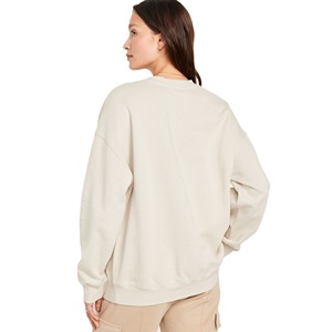 Sweat-shirt basique pour femme, col rond, tissu doux, pull-over pour un port quotidien confortable et pour la superposition - Product Image 5