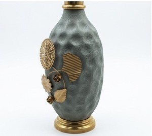 Metal Decorative Flower Vase <b>Texture</b> <b>Powder</b> Coating Premium Quality Vintage Look Wedding Table Centerpiece Wedding Vase - Product Image 2