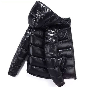 Premium Insulated Breathable Embroidered Vintage Hooded Unisex Puffer <b>Jackets</b> Cold Weather Solid Color Denim Outerwear Outdoor - Product Image 6