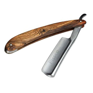 Rasoir droit de barbier en acier inoxydable pour l'épilation, avec lames - Product Image 3