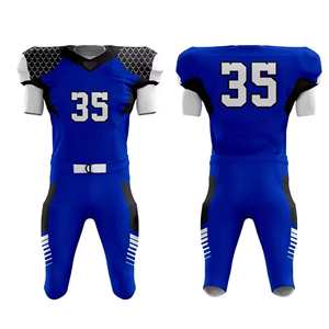 Uniforme de Fútbol Americano Personalizado en Todos los Colores, Talla Grande, Manga Corta, 100% Poliéster, Precio Competitivo, Marca Privada - Product Image 1
