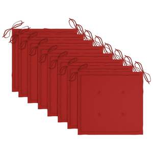 Ensemble de 8 chaises de patio durables en bois d'acacia massif, design standard gris - Product Image 5