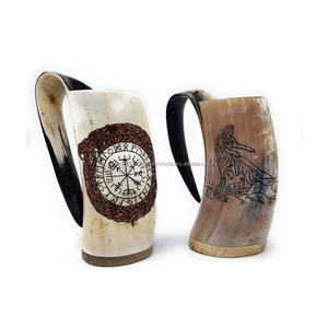 Best Quality Handmade <b>Ceramic</b> Drinking Horn <b>Mugs</b> Perfect for Home Wedding Party and Event Use Bulk Supply from India Exporter - Product Image 5