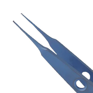 Pinzas Oftálmicas McPherson Micro Tying Rectas de 6 mm, Plataforma de 11 cm, Titanio, Microcirugía, Acero Inoxidable, Instrumento Manual - Product Image 4