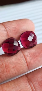 Piedras Preciosas Sueltas de Granate Rojo Intenso Natural al por Mayor - Piedras Facetadas en Forma de Cojín para Joyería, Todas las Formas y Tamaños Disponibles - Product Image 3