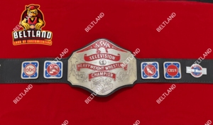 Ceinture de championnat de lutte NWA TV Heavyweight pour adultes, en alliage de zinc, doublure en cuir PU 2mm/4mm, personnalisable, confortable, haute qualité - Product Image 4