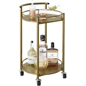Modern Handmade Metal <b>Kitchen</b> Utility Organizer Cart with Durable Powder Coated Frame Heavy DutyWorld Trending Handmade Ceramic - Product Image 1