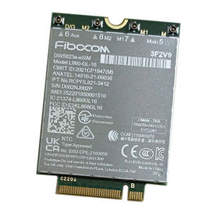 Module de communication Ethernet DW5823e-eSIM Fibocom L860-GL-16 CAT16 Multimode LTE WCDMA 1 Gbit/s NGFF pour ordinateur portable, réseau mondial, 50g - Product Image 2