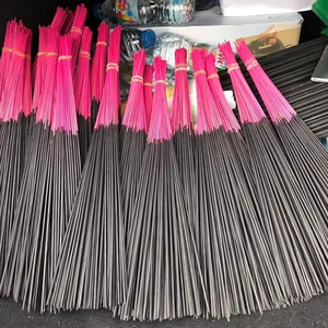 ธูปดำขนาด 12 นิ้ว ฐานสีชมพู ไม่มีกลิ่น แกนไม้ไผ่ เผาไหม้สะอาด เหมาะสำหรับการบูชาและการทำสมาธิ ขายส่ง - Product Image 2