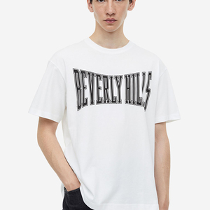Camiseta Personalizada con Logotipo en 3D, Impresión Digital, Resistente al Viento, 320 g/m², 100% Algodón, Unisex, Talla Grande, para Hombre - Product Image 3