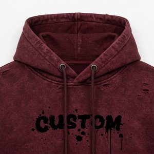 Ensemble de survêtement à capuche pour homme, couleur marron, imprimé flamme, streetwear, longueur intégrale, poches avec cordon de serrage, coupe régulière, 100% coton, vêtements d'hiver, 2 en 1 - Product Image 5