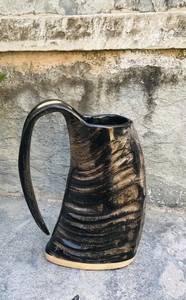 Mug à boire en corne de buffle sculpté à la main, 100% qualité supérieure, écologique, grande capacité, design viking, idéal pour un cadeau, prix bas - Product Image 4