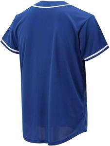 Camiseta Deportiva de Béisbol al por Mayor de Alta Calidad con Logotipo Personalizado, Secado Rápido, Transpirable, Cómoda, 100% Poliéster, Uniformes Deportivos - Product Image 3