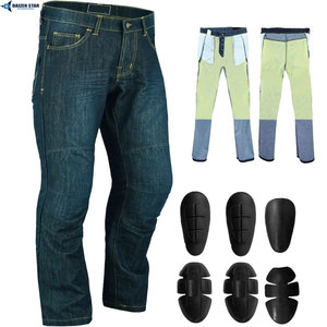 Pantalones Vaqueros Profesionales para Motociclismo, con Protección de Aramida, Transpirables, para Conducir - Product Image 2