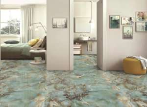 Carreaux de porcelaine brillants de luxe premium, grandes dalles pour sol et mur, dimensions 800x1600, 1200x1800, 750x1500 mm, pour design d'intérieur moderne - Product Image 2