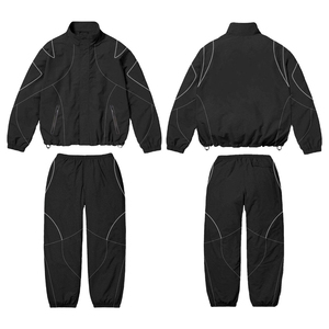 Newest Men Custom Logo Summer Windbreaker Set Tracksuit <b>Hoodie</b> Shorts 2 Piece Sports Jogging Suit Waterproof <b>Lightweight</b> Memory - Product Image 2